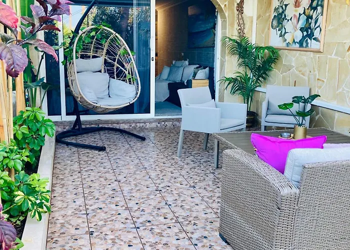 Apartmán Beachfront Private In Pueblo Torviscas Sunset Harbour Costa Adeje (Tenerife)