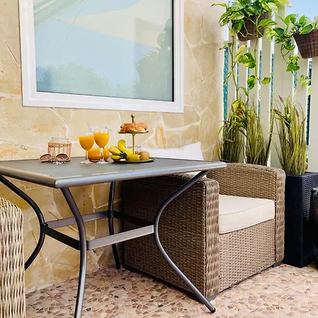 Lägenhet Beachfront Private In Pueblo Torviscas Sunset Harbour *