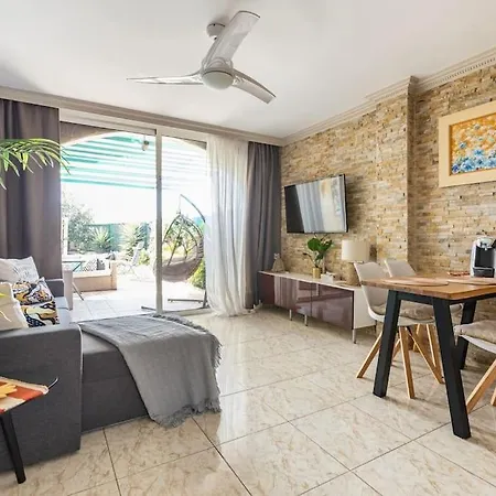 Beachfront Private In Pueblo Torviscas Sunset Harbour 阿德耶