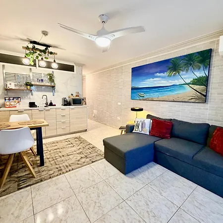 Lägenhet Beachfront Private In Pueblo Torviscas Sunset Harbour *